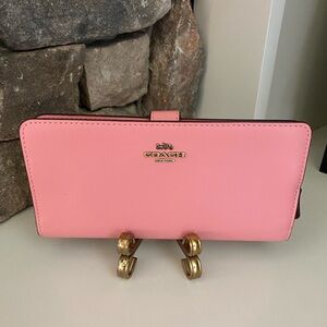 Coach Skinny Wallet Candy Pink